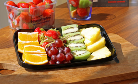 Cut Tropical Fruit Selection