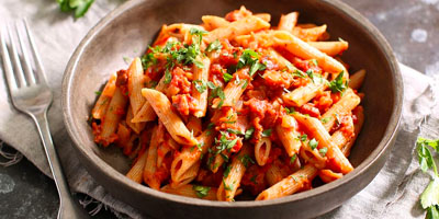 Gluten Free Tomato and Basil Pasta Pot