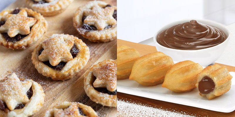 Mini Mince Pies & Nutella Churros
