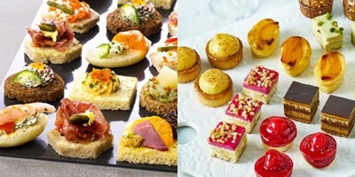 Signature Canape Selection - 3 Items + 1 dessert